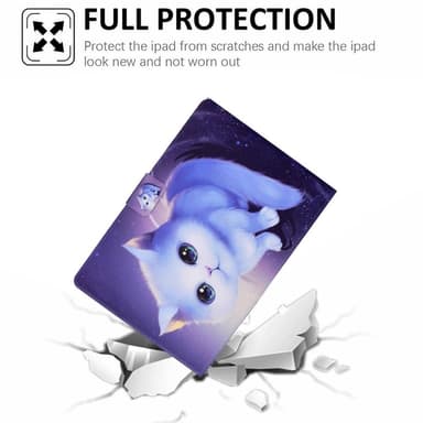Til iPad 10.9 (2022) Tabletetui Cover Foldbart stativ - Kat
