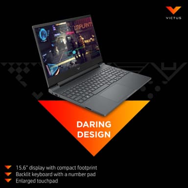 HP Victus 15 R5-5/8/512/RTX3050Ti/144Hz bærbar gaming computer