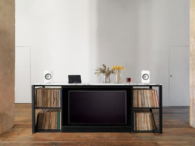 KEF LS-X stereohøjttalere (hvid)