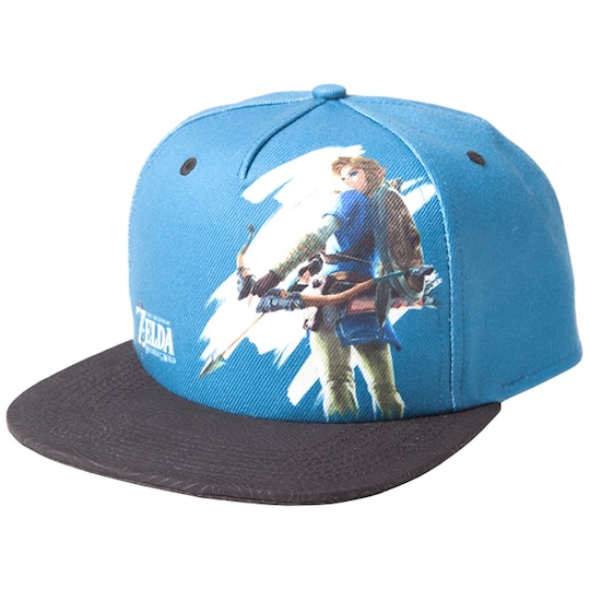 The Legend of Zelda: Breath of the Wild blue snapback cap