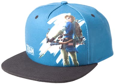 The Legend of Zelda: Breath of the Wild blue snapback cap