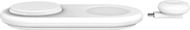 Belkin BoostCharge Pro 3i1 Magnetic Qi2 trådløs oplader (hvid)
