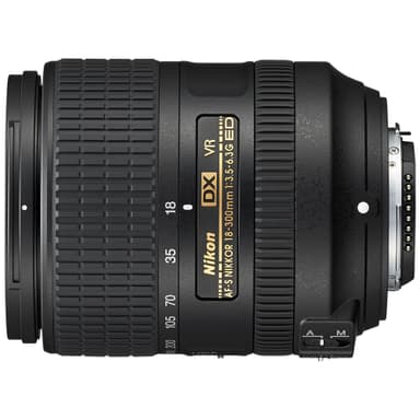 AF-S DX Nikkor 18-300 mm f/3,5-6,3 ED VR telefoto-zoomobjektiv