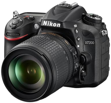 Nikon D7200 DSLR-kamera+AF-S DX Nikkor 18-105 mm telefoto-zoomobjektiv