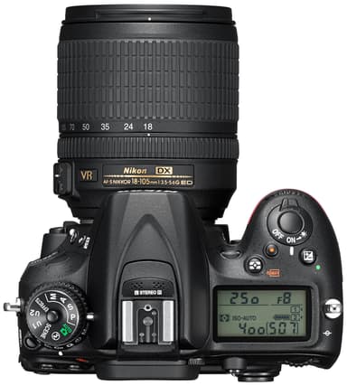 Nikon D7200 DSLR-kamera+AF-S DX Nikkor 18-105 mm telefoto-zoomobjektiv