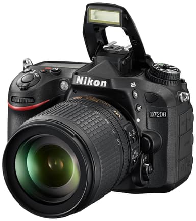 Nikon D7200 DSLR-kamera+AF-S DX Nikkor 18-105 mm telefoto-zoomobjektiv