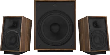 Klipsch ProMedia Heritage 2.1 højttalersystem (valnød)