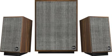 Klipsch ProMedia Heritage 2.1 højttalersystem (valnød)