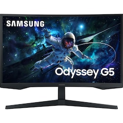 Samsung Odyssey G55C LS27CG552EUXEN 27” buet VA gaming-skærm