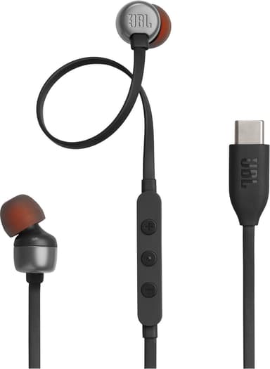 JBL Tune 310 USB C in-ear høretelefoner (sort)