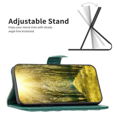 SKALO Samsung A25 5G BINFEN COLOR Quiltet Pung - Grøn