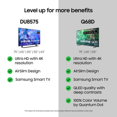 Samsung 50" DU8575 4K Smart TV (2024)