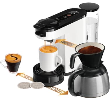 Senseo Switch 3in1 Kaffemaskine Base+ (hvid)