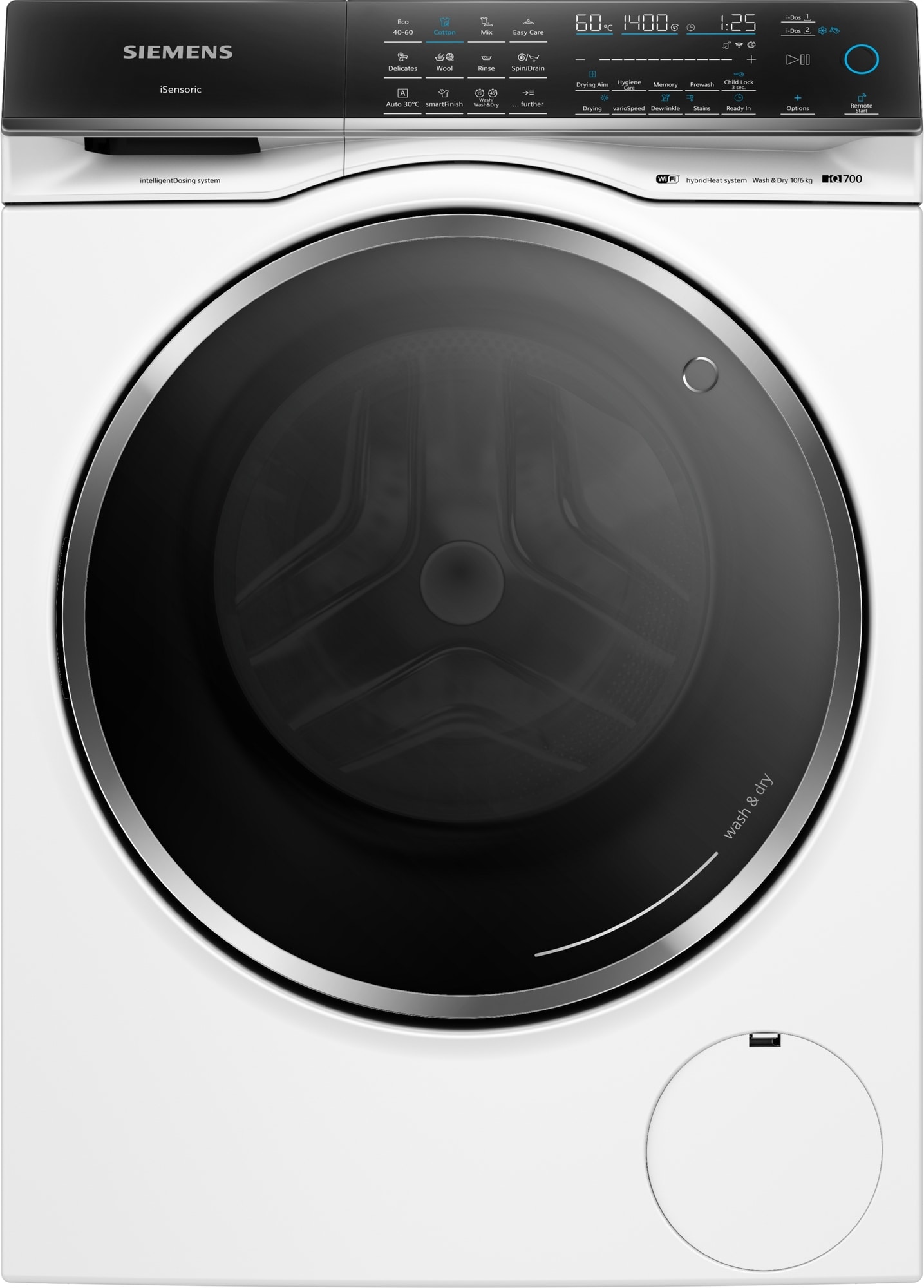 Siemens Kombineret vaskemaskine/tørretumbler WN54C2A0DN thumbnail