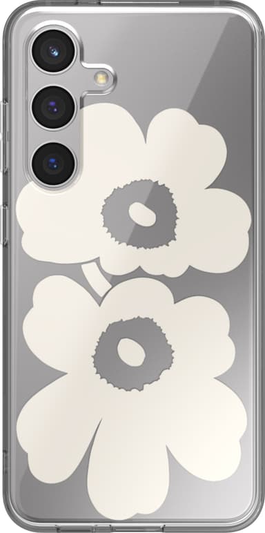 Samsung Galaxy S24 Marimekko Dobbeltlags etui (beige)