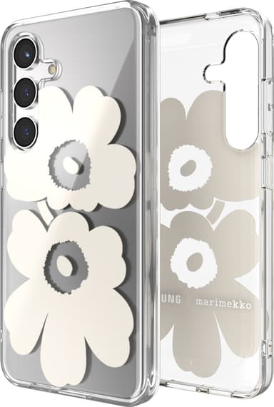 Samsung Galaxy S24 Marimekko Dobbeltlags etui (beige)