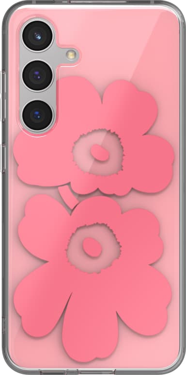 Samsung Galaxy S24 Marimekko Dobbeltlags etui (pink)