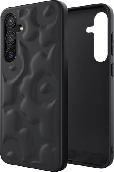 Samsung Galaxy S24 Plus Marimekko Indgraveret etui (sort)
