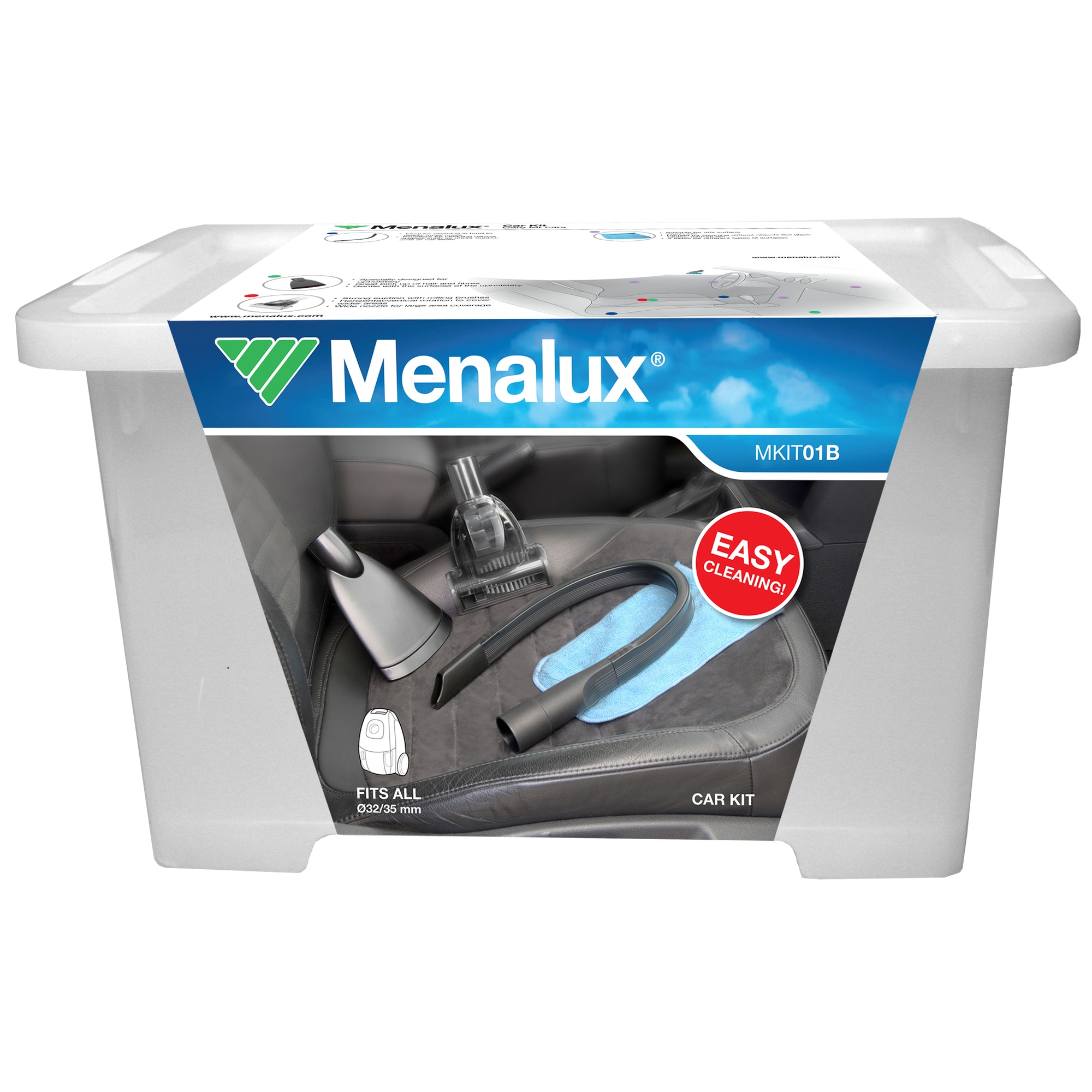 Menalux Auto Care støvsugersæt til bil