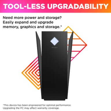 HP Omen 25L i7-14F/16/2000/4070Ti S stationær gaming computer