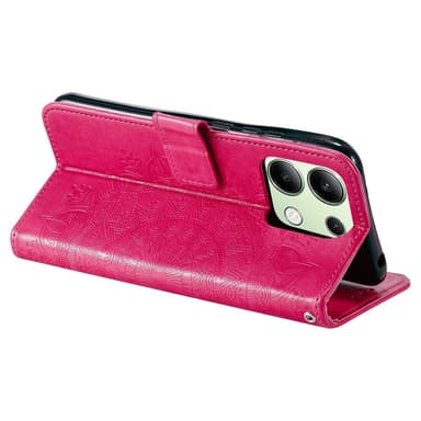 SKALO Xiaomi Redmi Note 13 4G Mandala Flip Cover - Cerise