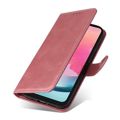 SKALO Samsung A25 5G PU-læder Pungetui - Pink