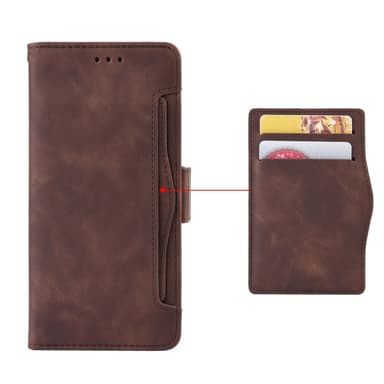 SKALO Xiaomi 14 5G 6-RUM Pungetaske - Brun