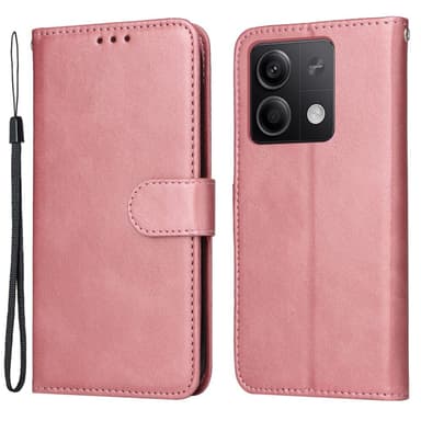 SKALO Xiaomi Redmi Note 13 5G PU-læder Pungetui - Pink