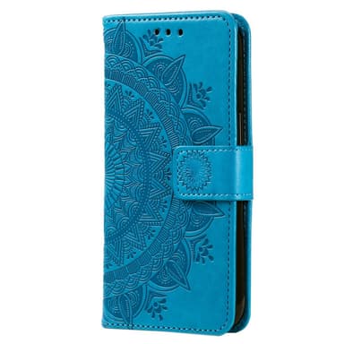 SKALO Samsung A15 4G Mandala Flip Cover - Blå
