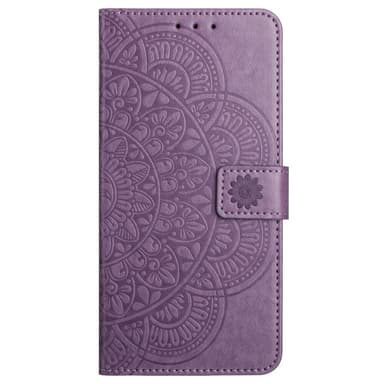 SKALO Xiaomi Redmi Note 13 Pro 5G Mandala Flip Cover - Lilla