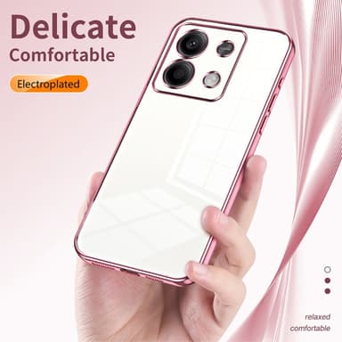 SKALO Xiaomi Redmi Note 13 5G Electroplating Farve Cover - Blå