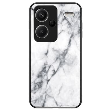 SKALO Xiaomi Redmi Note 13 Pro+ Marmor hærdet glas TPU Cover - #1