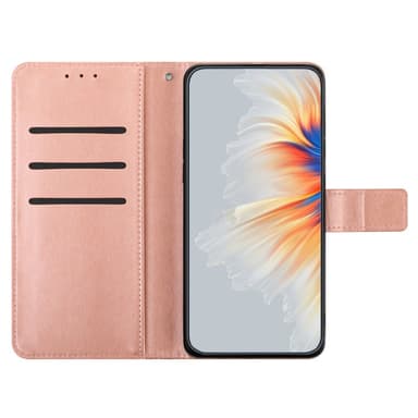 SKALO Xiaomi Redmi Note 13 Pro 5G Mandala Flip Cover - Rosa guld
