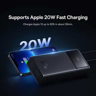 BASEUS Star-Lord Hurtig opladning 30000mAh Powerbank 22.5W
