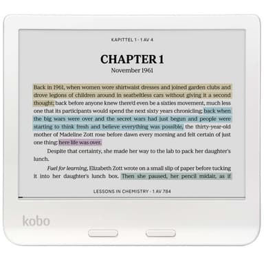 Kobo Libra Colour e-bogslæser 32 GB (hvid)