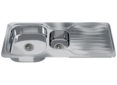 Epoq Silver køkkenvask 112x50cm