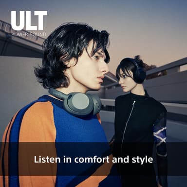 Sony ULT Wear trådløse around-ear høretelefoner (sort)