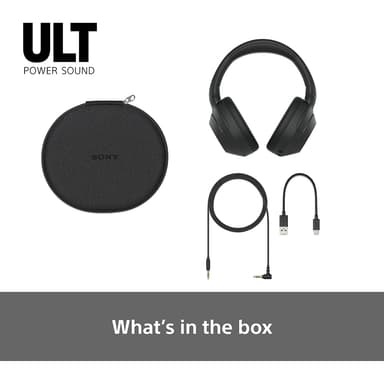 Sony ULT Wear trådløse around-ear høretelefoner (sort)