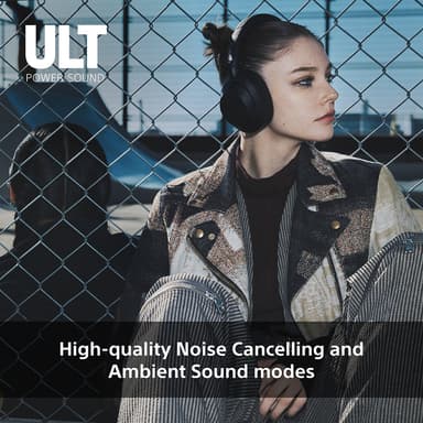 Sony ULT Wear trådløse around-ear høretelefoner (sort)