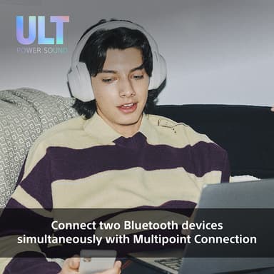 Sony ULT Wear trådløse around-ear høretelefoner (sort)