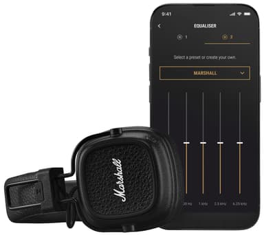 Marshall Major V trådløse on-ear høretelefoner (sort)