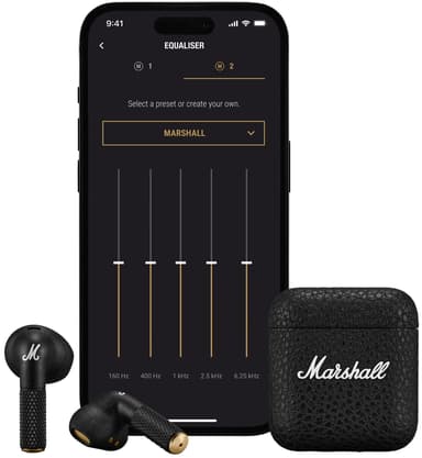 Marshall Minor IV true wireless in-ear høretelefoner (sort)