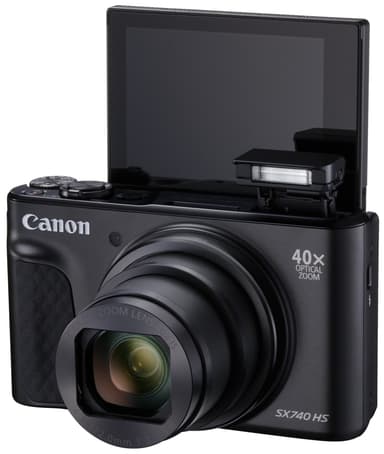 Canon PowerShot SX740 HS zoom-kamera (sort)