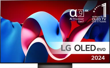 LG 65" C4 4K OLED TV (2024)