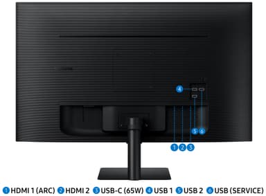 Samsung Smart Monitor M7 32" skærm (sort)
