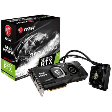 MSI GeForce RTX 2080 Sea Hawk X grafikkort 8G