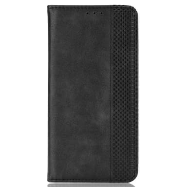 Wallet Stand Flip-telefonetui til Samsung Galaxy A35 5G - Sort