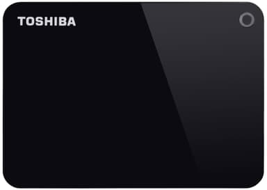 Toshiba Canvio Advance ekstern harddisk 4 TB (sort)