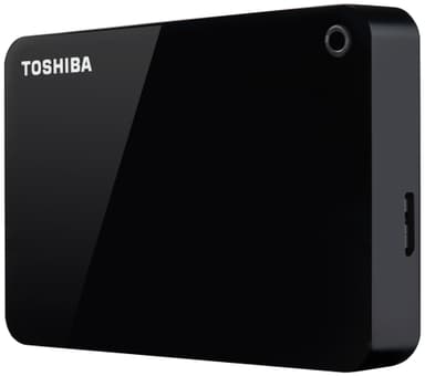 Toshiba Canvio Advance ekstern harddisk 4 TB (sort)