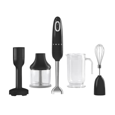Smeg 50’s style stavblender HBF02RDEU (sort)